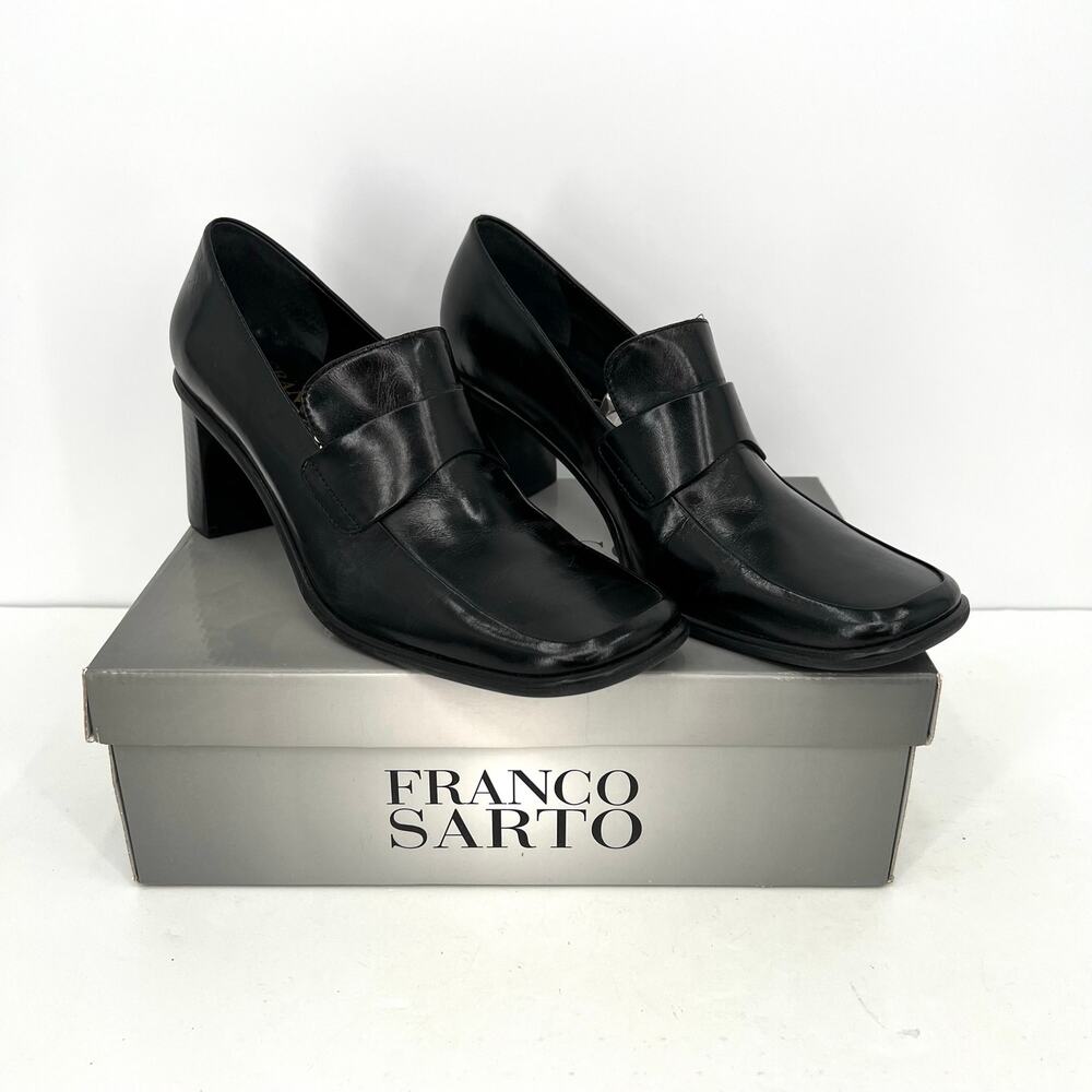 Franco Sarto women’s heels Oxford business career leather loafers pumps shoes